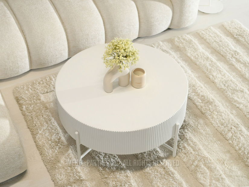 Konferenční stolek Número (bílá)