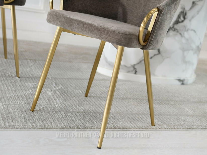Židle Carma K (písková + zlatá)