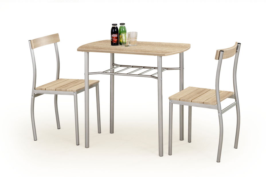 Jídelní set Lizze (pro 2 osoby) (dub sonoma)