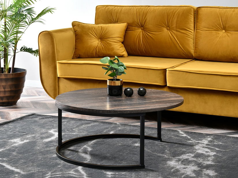 Konferenční stolek Kolja Stolek Xl (dub + černá)