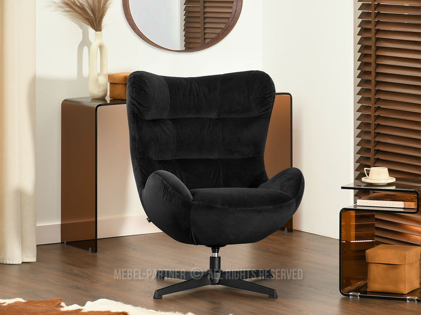 Relaxační křeslo Sikula (černá)