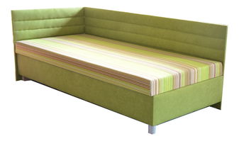 Jednolůžková postel (válenda) 100 cm Emil 2 (s molitanovou matrací) (L)