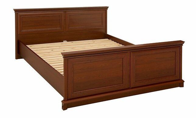 Manželská postel 160 cm BRW KENT ELOZ 160 (Kaštan)