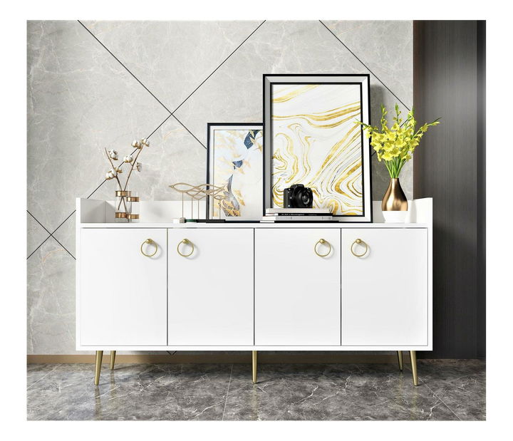  Konzolový stolek Tekono (bílá)