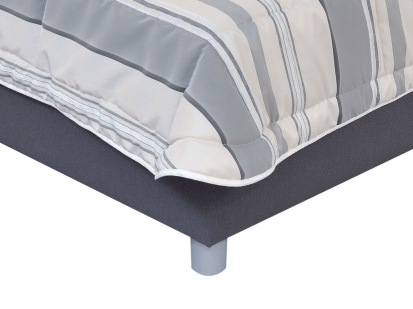 Manželská postel 180 cm Blanár Bobby (s roštem a matracemi) (šedá)