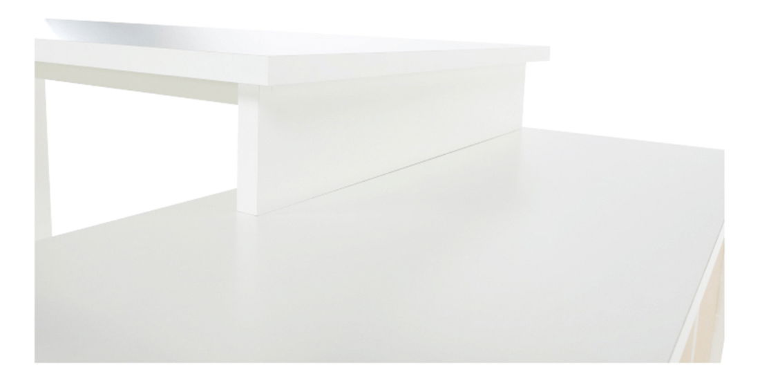 Rohový PC stolek Dasys VE 02 (šedá)