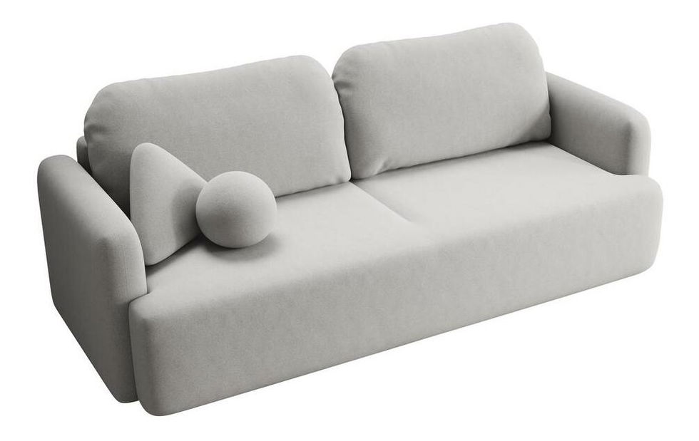 Pohovka trojsedačka Linaki (šedá + černá)