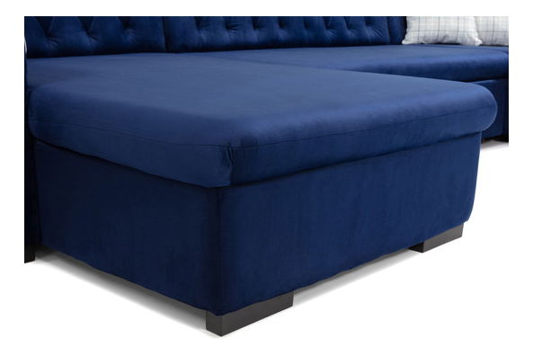 Velká sedačka do obývacího pokoje Emrys (Pravá ) (Magic Velvet 2216 + Senegal 818)