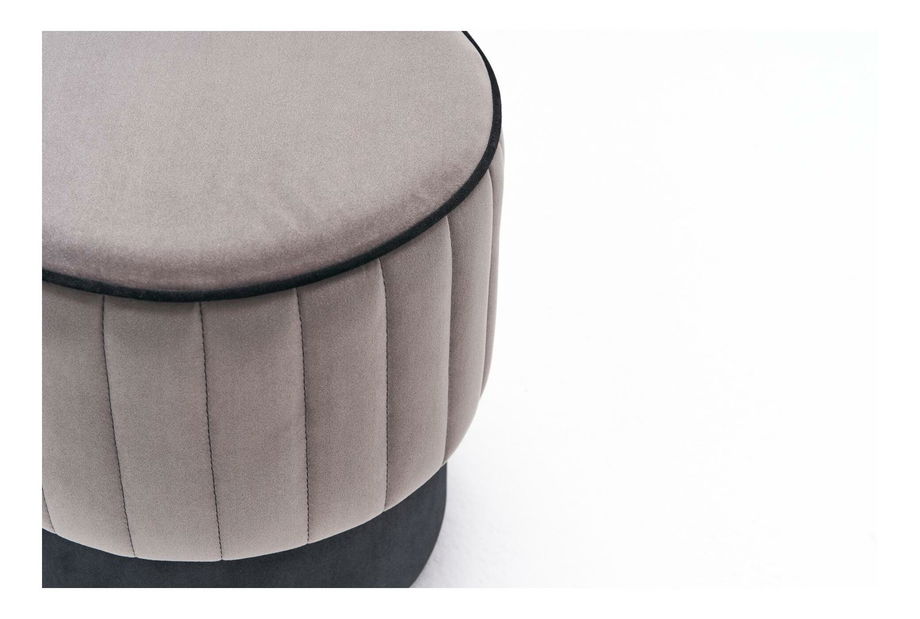 Taburetka Dolphie (šedá + černá)