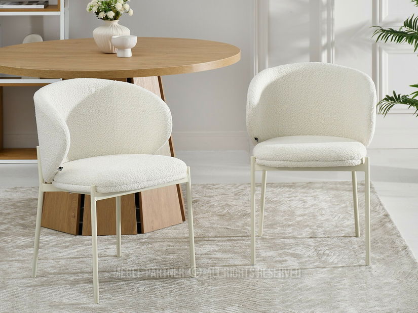 Jídelní židle Matices (krémová)