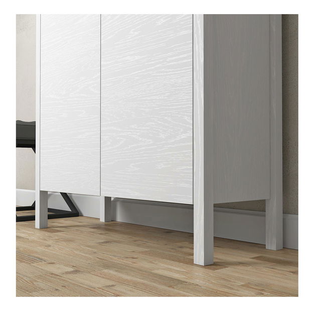 Botník (skříňka na boty) Franc 39 (bílé dřevo)