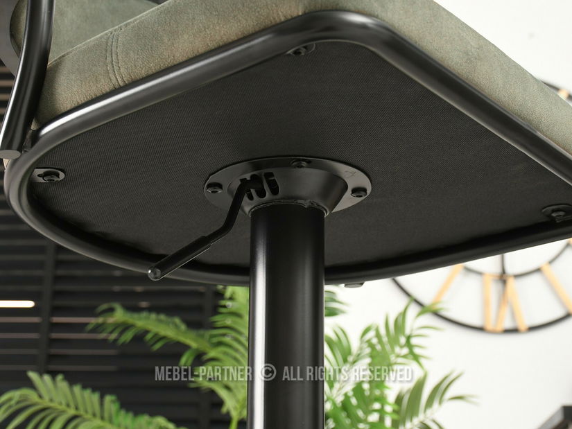 Židle Marta H (černo-zelená + černá)