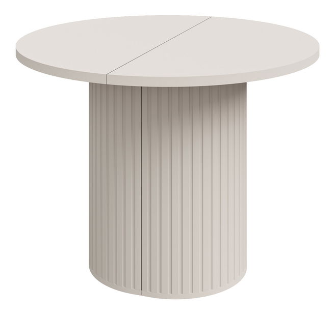 Rozkládací jídelní stůl Ovalina (béžová písková)