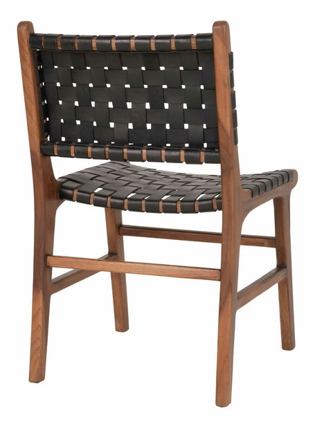 Zahradní židle Pinmona 2 (přírodní + černá)