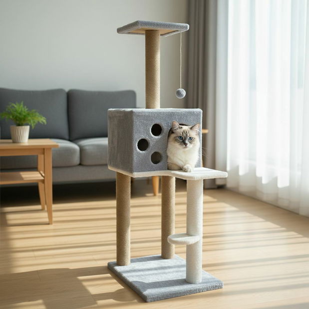 Škrabadlo pro kočky Orino (šedá)