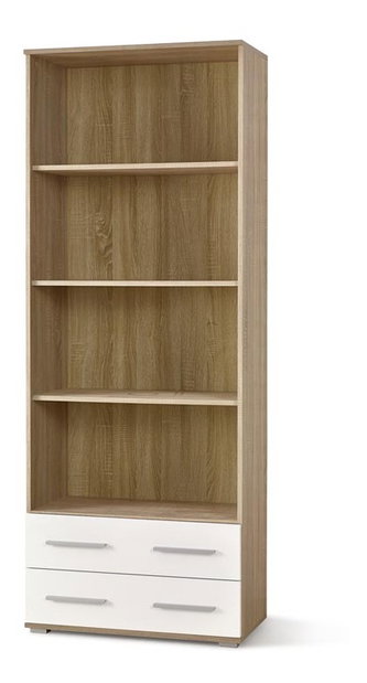 Regál Vida REG-3 (dub sonoma + bílá)