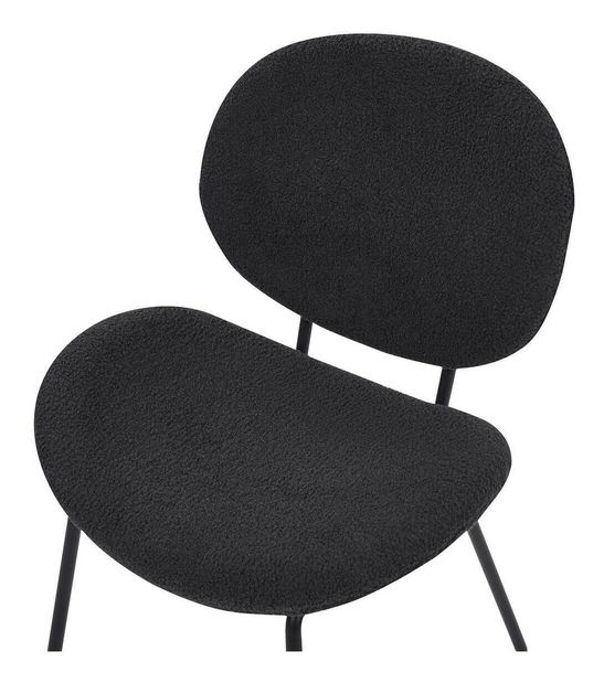 Set 2 ks jídelních židlí Luaza (černá)