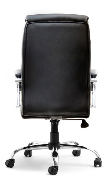 Křeslo Luxus (černá + chromová)