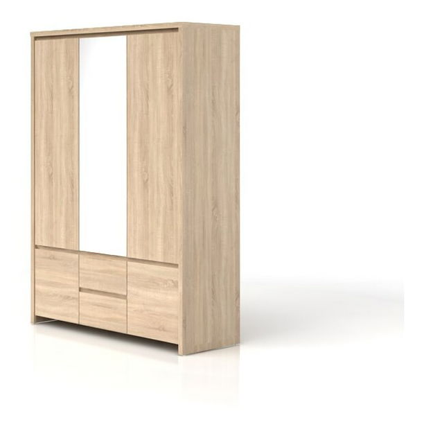 Šatní skříň BRW Kaspian SZF5D2S (Dub sonoma)