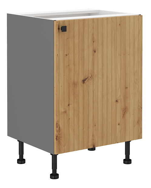 Dolní kuchyňská skříňka Avantoe 60 D 1F BB (Dub artisan + Antracit)