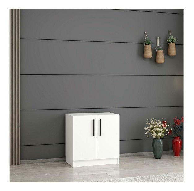  Botník (skříňka na boty) Nemake 6 (bílá)