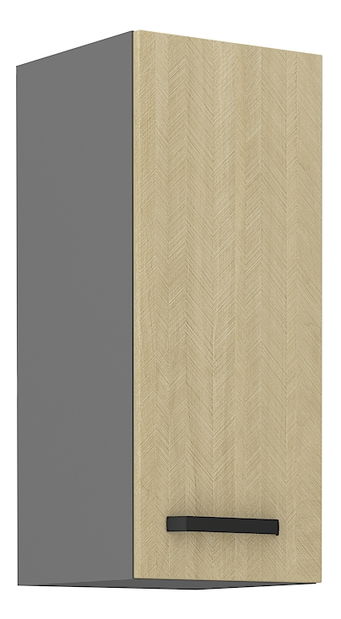Horní kuchyňská skříňka Scarmi 30 G-72 1F (Antracit)