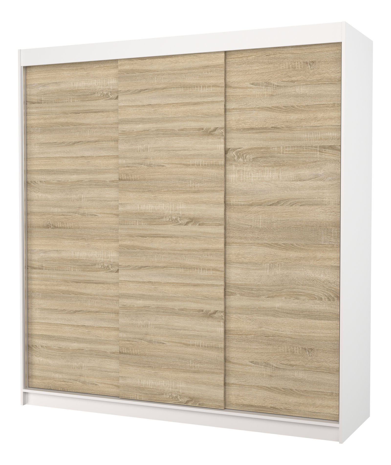 Šatní skříň Meggie (bílá + dub sonoma)