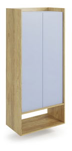 Regál Mozelle 2D3 (hikor + modrá)