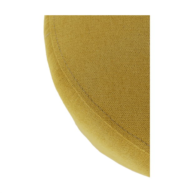 Křeslo Rosana (hořčicová) (s taburetkou)