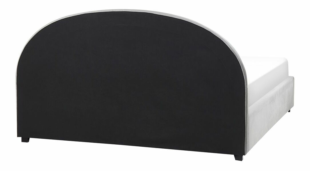 Manželská postel 180 cm Verena (šedá) (s roštem a úložným prostorem)