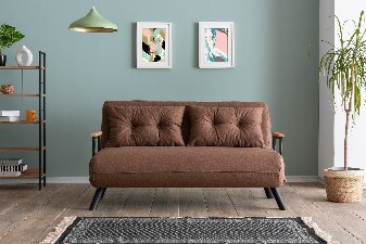 Sedačka futon Samara (Světlá hnědá)