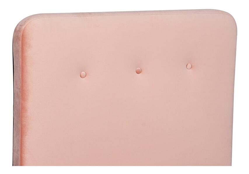 Jednolůžková postel 90 cm Molecular (růžová) (s roštem)