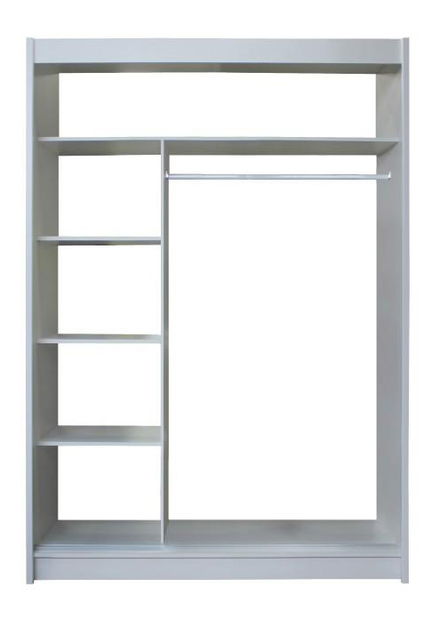 Šatní skříň Magnet 150 (dub sonoma + šedá)