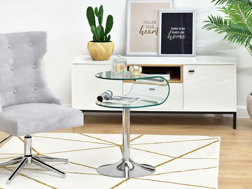 Konferenční stolek Rubin (transparentní)