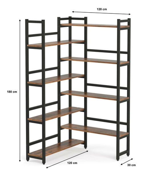  Regál Kinota 1 (hnědá)