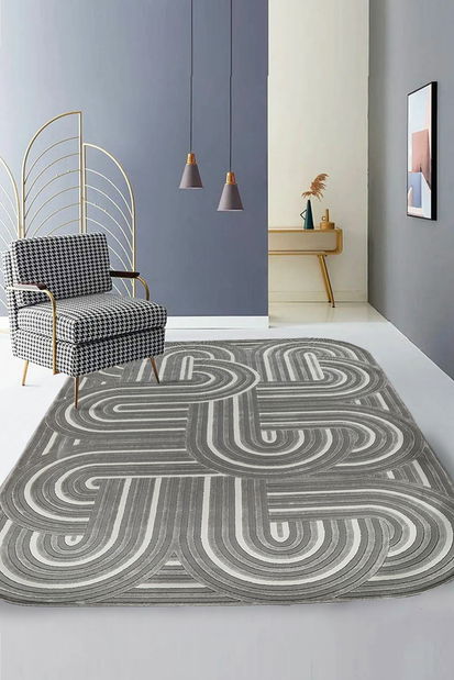 Koberec 120 x 180 cm Amore VIII (krémová + šedá)