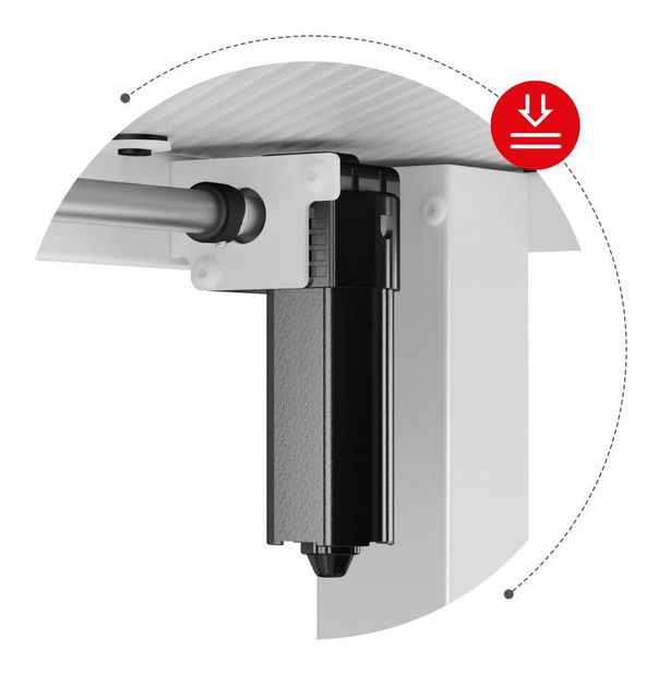 Elektricky nastavitelný PC stolek Hyperion 8.2 (bílá)