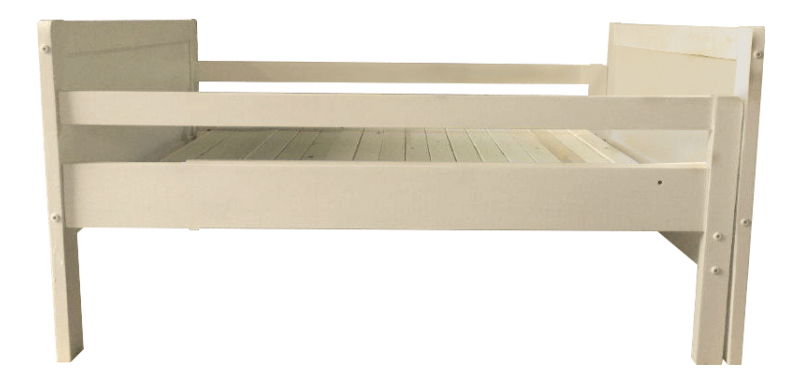 Jednolůžková postel 90 cm Elunna (přírodní) (s roštem)