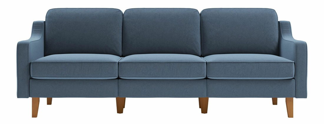 Křeslo Spary 1 (mořská zelená + ořech)