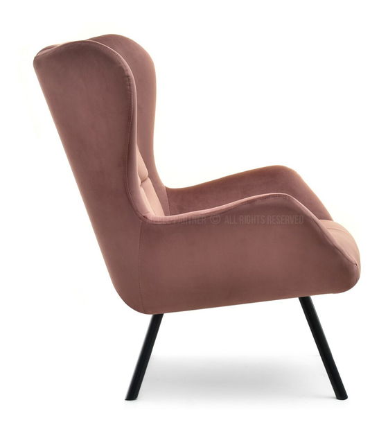 Designové křeslo Norweien (zlatá)