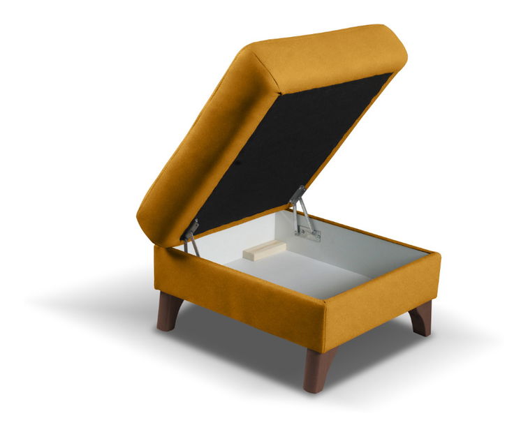 Taburetka BRW Vista (žlutá) (s ul. prostorem)