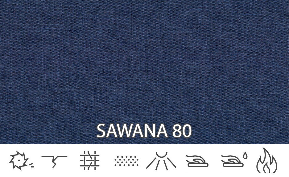 Rohová sedací souprava ve tvaru U Matar U (tmavě modrá)