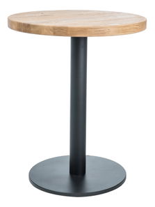 Jídelní stůl Pedro (dub + černá) (pro 4 osoby)