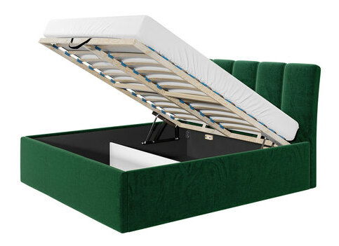 Čalouněná postel s úložným prostorem Milo (140x200) (Fresh 01)