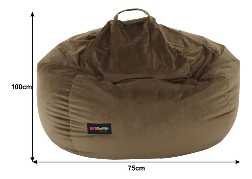 Sedací vak Trikky (šedohnědá)