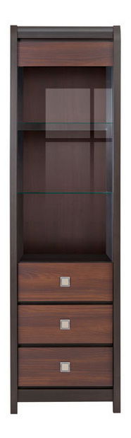 Vitrína BRW Loren REG1W2SP (pravá)