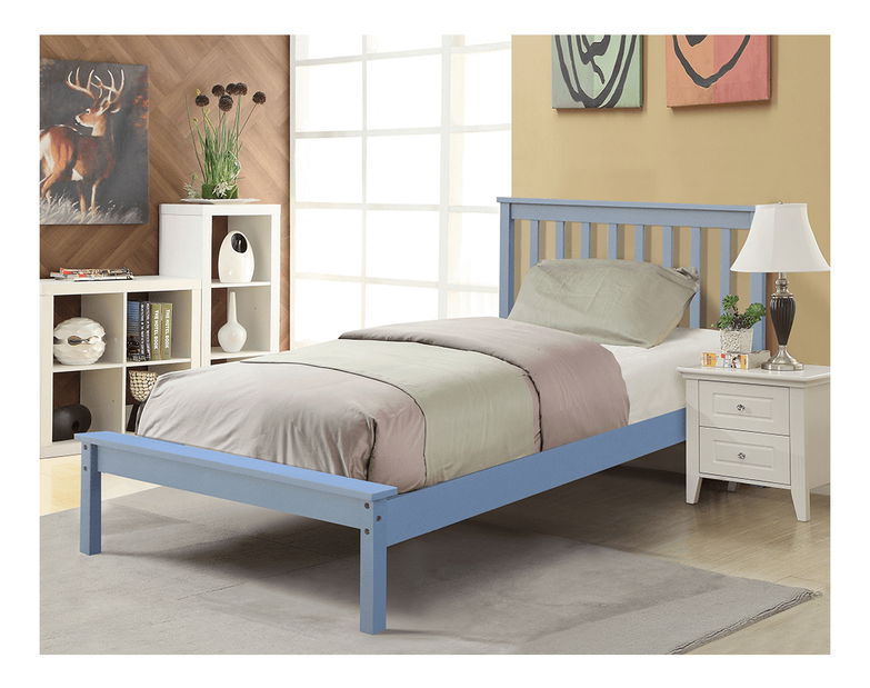 Jednolůžková postel 90 cm Many (s roštem)