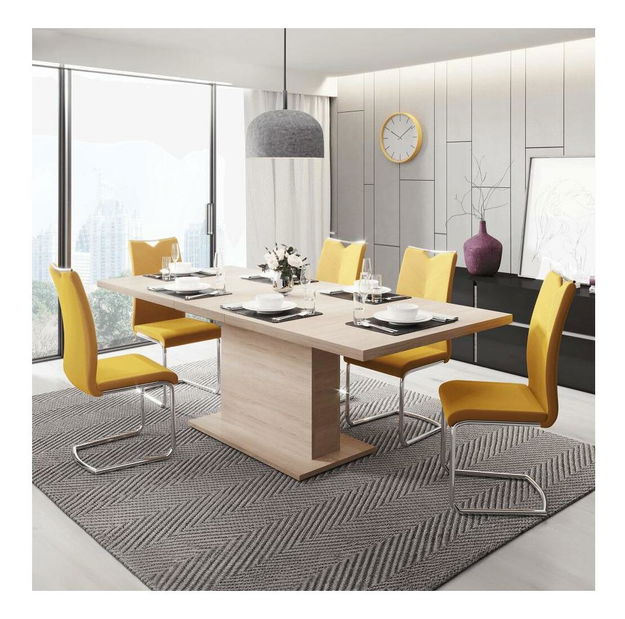 Rozkládací jídelní stůl Bovata (dub sonoma) (pro 6-8 osob)