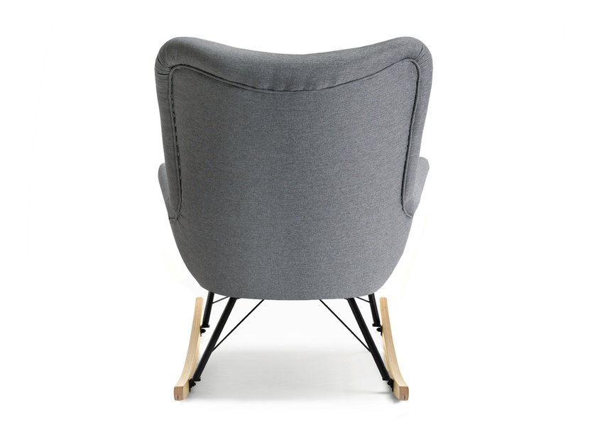 Relaxační křeslo Laurentino (šedá + černá)