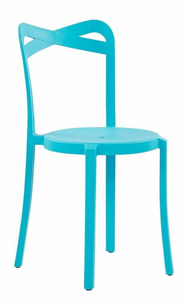 Set 6 ks. Jídelních židlí Carey (tyrkysová)